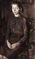 Bambina, 1935, olio, esposta alla VI Sindacale Campania